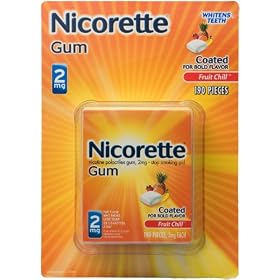 Nicorette Nicotine Gum Fruit Chill 2 mg - 190 Pieces