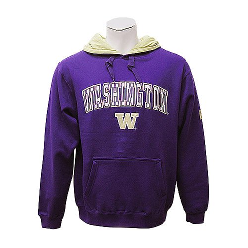 Buy Washington Huskies Mens Team Color Automatic Fleece Hoodie by Colosseum Athletics