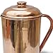 Copper Pitcher Jug with Lid Handmade Indian Drinkware Accessories