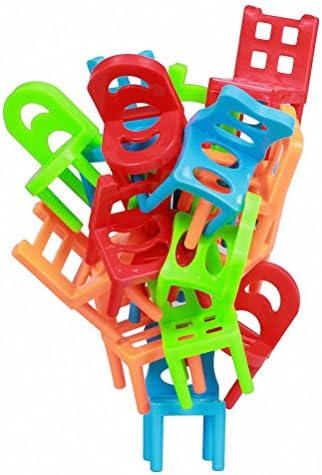 HiCrazyFunny Balancing Game Balance Chair Game Toys Stacking Intelligence Multiplayer Parent-Child Game as Brithday Gift