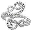 14K White Gold Diamond Ring - 0.50 Ct.
