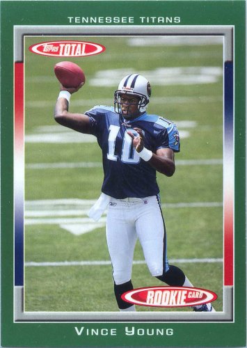Vince Young 2006 Topps Total Mint Rookie Card #461 Shipped in Protective Screw Down Holder.
