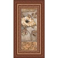 Pale Peony I by Rosemary Abrahams French Country Floral Art Print Framed Picture