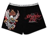 HUSTLER BLACK HUSTLER INK 100% COTTON kintted BOXER SHORT