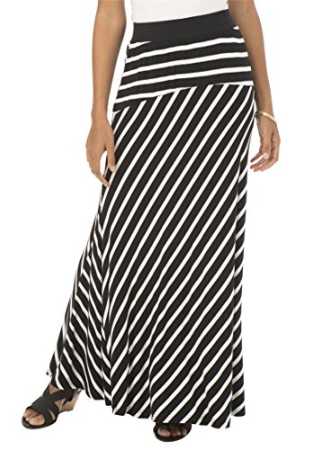 Jessica London Women's Plus Size Maxi Skirt In Stretch Jersey