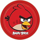 Angry Birds Party Supplies Dinner Plates 9"