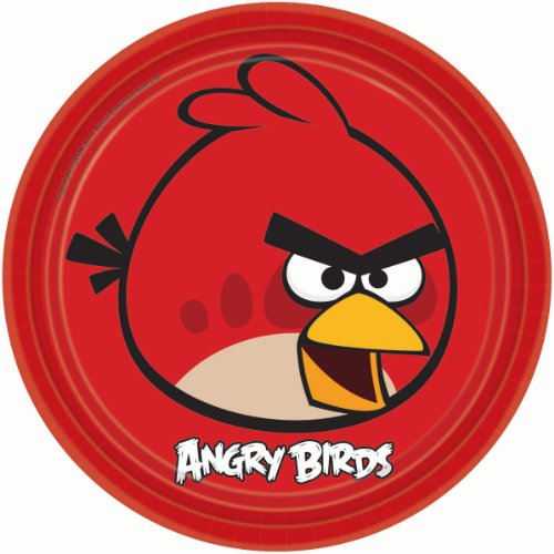 Angry Birds Party Supplies Dinner Plates 9