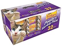 Friskies Poultry Variety Pack, 5.5-Ounce Cans (Pack of 32)
