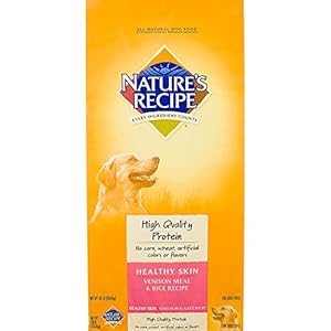 NATURE'S RECIPE 799835 Healthy Skin Venison Meal and Rice Dry for Dogs, 30-Pound NATURE'S RECIPE 799835 Healthy Skin Venison Meal and Rice Dry for Dogs, 30-Pound