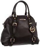 Michael Kors Bedford Large Bowling Satchel Black