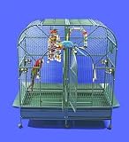 Huge Double Macaw Cage In Green