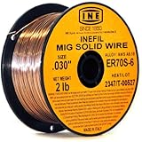 INEFIL ER70S-6 .030-Inch on 2-Pound&nbsp;Spool Carbon Steel Mig Solid Welding Wire