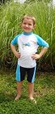 UV Blocking (98%) Swimsuit Sharky-- 2 piece