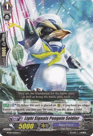Cardfight!! Vanguard TCG - Light Signals Penguin Soldier (BT09/059EN) - Booster Set 9: Clash of the Knights & Dragons