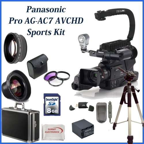 Panasonic AG-AC7 Shoulder-Mount AVCHD Camcorder w/ SSE 