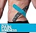 THERABAND Kinesiology Tape, Waterproof Physio Tape for Muscle & Joint Support, Standard Roll with XactStretch Application Indicators, 2 Inch x 16.4 Foot Roll, Blue/Blue