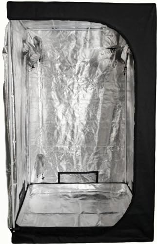 Geneva Barns GB45DW Reflective Hydroponic Grow Tent with D-Zipper, 48" Wide x 48" Deep x 78" High