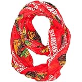 Chicago Blackhawks Red Sheer Infinity Scarf-8893