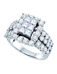 1.00CTW DIAMOND LADIES INVISIBLE RING