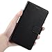 ULAK Note 3 Case, Galaxy Note 3 Case - Flip Wallet Case Stand Premium PU Leather Cover Protective Skin for Samsung Galaxy Note 3 N9000 w/Magnetic Closure and Credit Card ID Holders (Black)