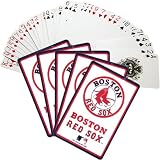 MLB Baseball Team Logo Playing Cards - Boston Red Sox