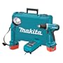 Makita 12V Cordless Drill/Driver/Flashlight Set (6271DWPLE)