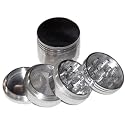 Four Piece NEW STYLE 2 1/4" Herb, Spice or Tobacco Pollen Grinder