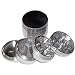 Four Piece NEW STYLE 2 1/4" Herb, Spice or Tobacco Pollen Grinder