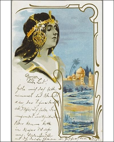 Photographic Prints of Persian lady - Art Nouveau from Mary Evans