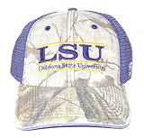 LSU Tigers NCAA Real Tree Camo & Purple Mesh Back Hat