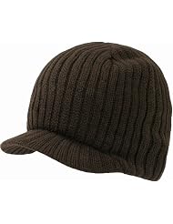 Brown Deluxe Campus Jeep Cap Beanie Visor, One Size Fits Most by HDP Jeep Caps Visors/Helmet/Beanies