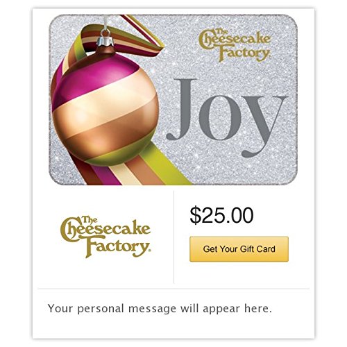 The Cheesecake Factory Joy Gift Cards – E-mail Delivery