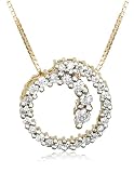 Cheap 14k Yellow Gold Diamond Journey Circle Pendant (1/4 cttw, H-I Color, I1-I2 Clarity) .Buy Cheap Price 14k Yellow Gold Diamond Journey Circle Pendant (1/4 cttw, H-I Color, I1-I2 Clarity) Click