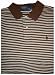 Men's Ralph Lauren Polo by Ralph Lauren Shirt Size XL Brown/White Striped
