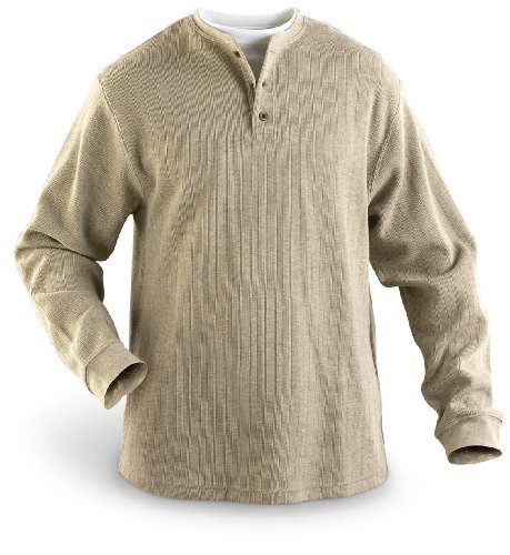 Haggar Drop Needle Henley