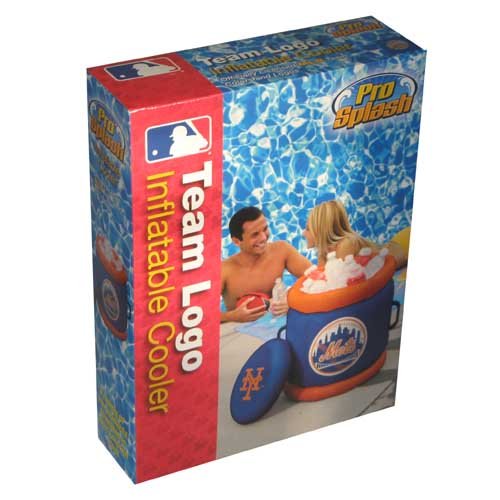 MLB New York Mets Inflatable Poolside Cooler, 22-Inch
