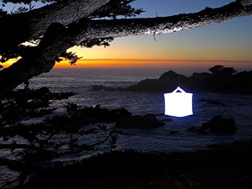 Solar Cube LED inflatable waterproof multipurpose lantern with battery indicator