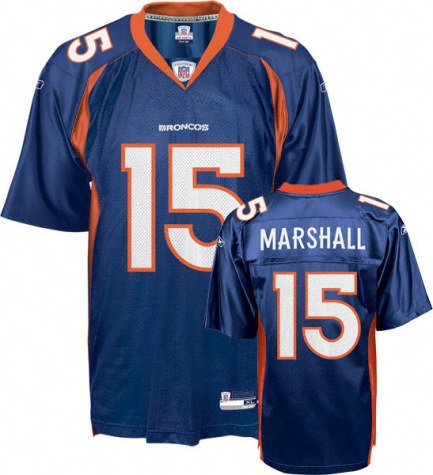 Youth Denver Broncos #15 Brandon Marshall Team Replica Jersey - S 8