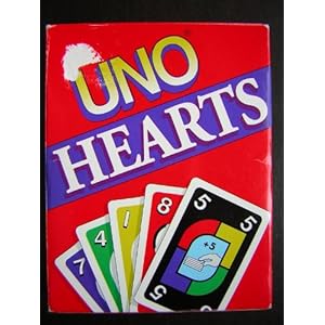 Uno Hearts Card Game by Mattel