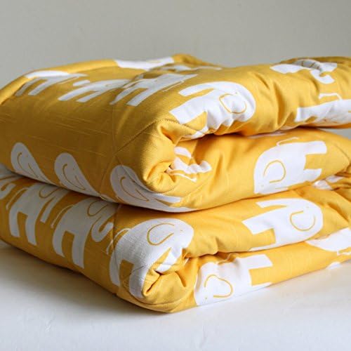 Cotton Marching Elephants Non-Toxic Extra Large Baby Play Mat