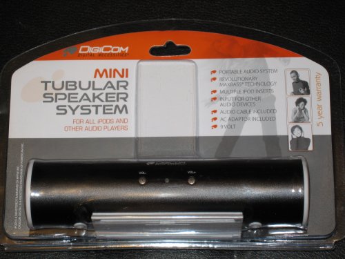 Mini Tubular Speaker System for Ipods/audio Players New