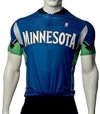 NBA Minnesota Timberwolves Men'S Cycling Jersey, Blue, Small