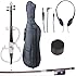 Cecilio 4/4 CECO-2WH Pearl White Electric Cello with Ebony Fittings in Style 2 (Full Size)