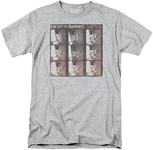 Joan Jett - Mens Good Music T-Shirt, Small, Athletic Heather