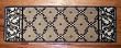 Washable Carpet Stair Treads - Trellis Beige