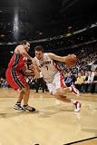 New Jersey Nets v Toronto Raptors: Andrea Bargnani and Kris Humphries Photographic Poster Print by Ron Turenne, 16x24