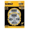 DEWALT DW9058 5-3/8-Inch Cordless Construction Saw Blade Combo Pack with 30 Tooth and 16 Tooth Saw Blades