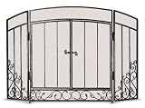 Review Napa Forge 19328 / Napa Forge Renaissance Folding Screen with Doors, Brushed Bronze finish