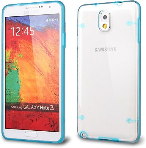 Note 3 Case, Galaxy Note 3 Case - Tekkmon's florescent slim transparent durable case cover for Samsung Galaxy Note3 N900A N900V N9000 N9002 N9005 N900P N900T Galaxy Note 3 N9000 (Blue)