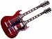 Musical Instruments : "Stairway" Guitar - Translucent Red